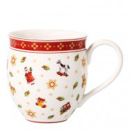 Villeroy&Boch - Toy's Delight mugg 39 cl vit/röd