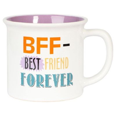Vit Mugg BFF - Best Friend Forever