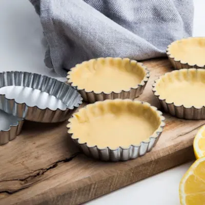 Tartelettformar, pajformar Ø10 cm, 6-pack - KitchenCraft