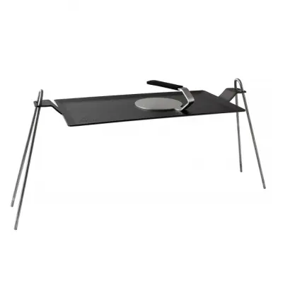 Kockums Paket Stekbord 63x27, Eldställning och Smashjärn neopren