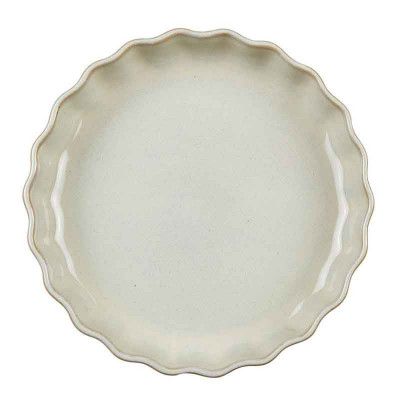 Pajform i stengods, ⌀27 cm, gräddvit - Villa Collection