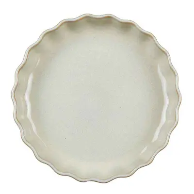 Pajform i stengods, ⌀27 cm, gräddvit - Villa Collection