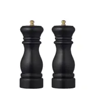 Svart salt- och pepparkvarnset 16,5 cm - By Tareq Taylor