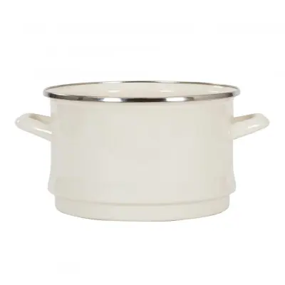 Colander emaljerat durkslag - Kockums Jernverk - Cream lux
