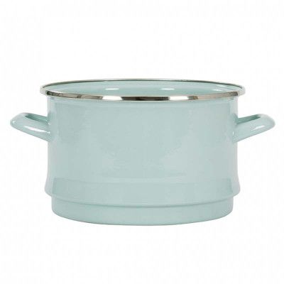Colander emaljerat durkslag - Kockums Jernverk - Green orion