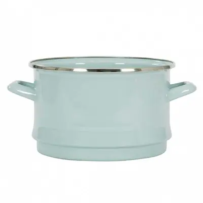 Colander emaljerat durkslag - Kockums Jernverk - Green orion