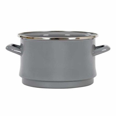 Colander emaljerat durkslag - Kockums Jernverk - Kockums grey