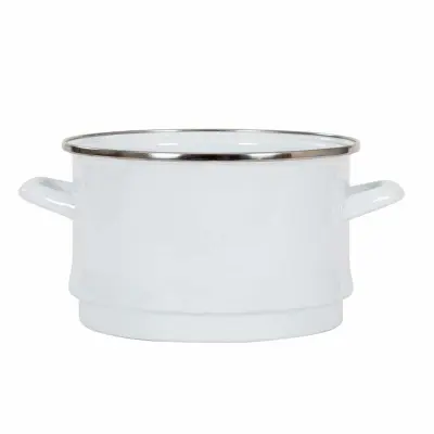 Colander emaljerat durkslag - Kockums Jernverk - Kockums white