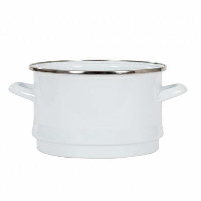 Colander emaljerat durkslag, vit - Kockums Jernverk