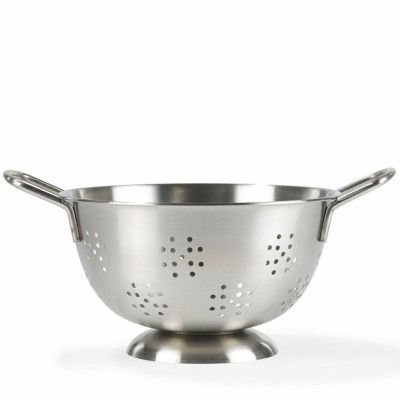 Durkslag, rostfritt stål, 23 cm - Funktion