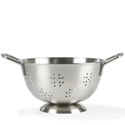 Durkslag, rostfritt stål, 23 cm - Funktion