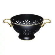 Durkslag Ø24 cm, svart&guld - MasterClass