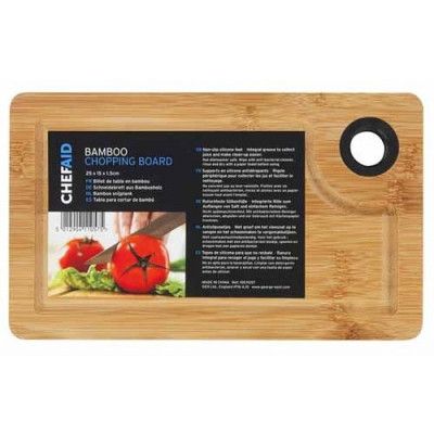 Chef Aid Skärbräda i bambu, 25 x 15 cm