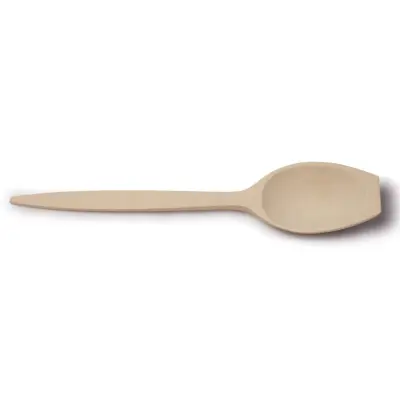 Träsked i björkträ, 34 cm - Exxent