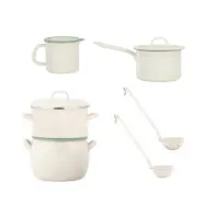 Kockums Emaljpaket - Klassiker - Cream Lux