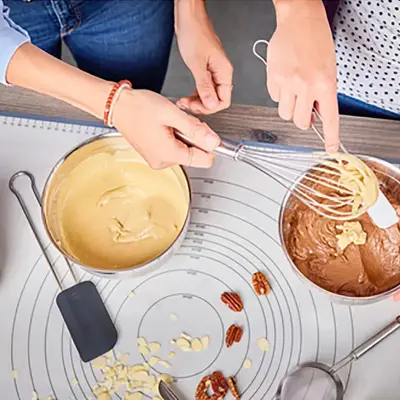 Slickepott, Svart/Stål 32 cm - Rösle