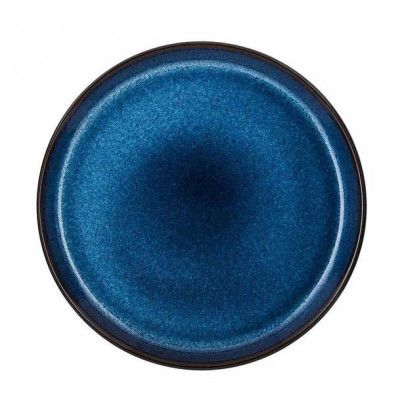 Gastro Tallrik Ø 21 cm, mörkblå/svart - BITZ