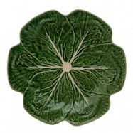 Bordallo Pinheiro - Cabbage Tallrik Kålblad 26,5 cm Grön