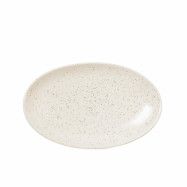 Broste Copenhagen Nordic Vanilla oval tallrik 22 x 13,6 cm