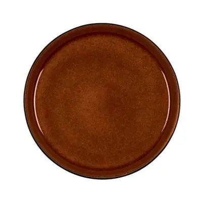 Gastro tallrik Ø21 cm svart/amber - BITZ