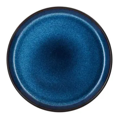 Gastro tallrik Ø21 cm svart/mörkblå - BITZ