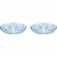 Holmegaard Lily desserttallrik 2-pack, 16 cm, blue iris