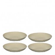 Koziol - Club Tallrik 22 cm 4-pack Beige