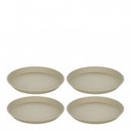 Koziol - Connect Tallrik 20,5 cm 4-pack Beige