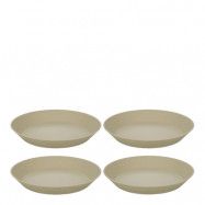 Koziol - Connect Tallrik 24 cm 4-pack Beige