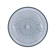 Kusintha blå tallrik i glas, 25 cm- BITZ