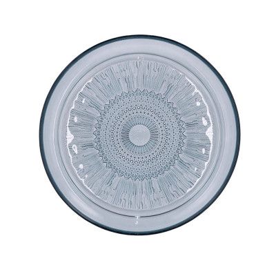 Kusintha blå tallrik i glas, 25 cm- BITZ