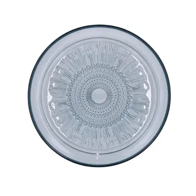 Kusintha blå tallrik i glas, 25 cm- BITZ