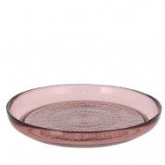 Kusintha rosa tallrik i glas, 18 cm - BITZ