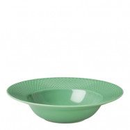 Lyngby Porcelæn - Rhombe Color Tallrik Djup 24.5 cm Grön