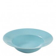 Lyngby Porcelæn - Rhombe Color Tallrik Djup 24.5 cm Turkos