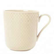 Lyngby Porcelæn - Rhombe Earth mugg med handtag 39 cl marble