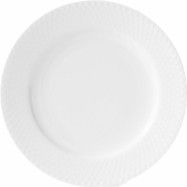 Lyngby Porcelæn Rhombe Tallrik 21 cm Vit