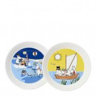 Moomin Arabia - Mumintallrik 19 cm 2 delar segling&vinterbrasa 2024