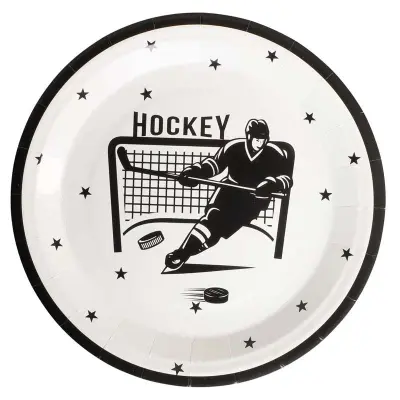 Papperstallrikar Hockey, 8-pack