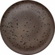 Aida - Raw Tallrik 28 cm Spotted Brown