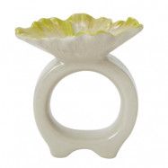 Stiernholm - Flora Servettring 6 cm Beige/Gul