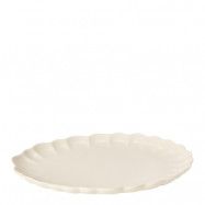 Stiernholm - Lotus serveringsfat 41x30,5 cm creme