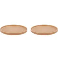 Tallrik Fjord, 2-pack, 26,5cm, terrakotta - Villa Collection