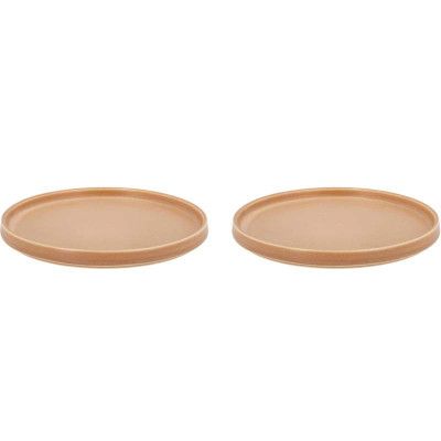 Tallrik Fjord, 2-pack, 26,5cm, terrakotta - Villa Collection
