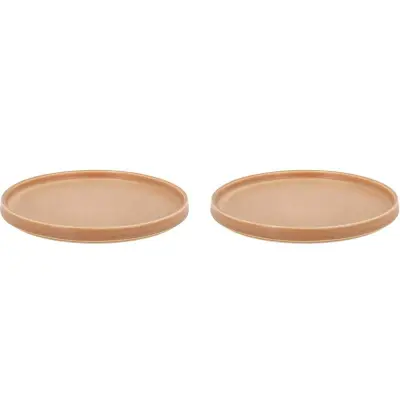 Tallrik Fjord, 2-pack, 26,5cm, terrakotta - Villa Collection