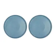 Tallrik Fjord 2-pack, blå - Villa Collection