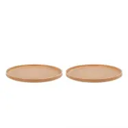 Tallrik Fjord, 2-pack, terrakotta - Villa Collection