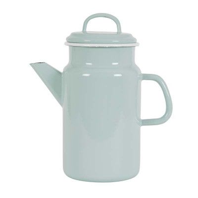 Emaljerad Te- Kaffekanna, 2,0 L, grön - Kockums Jernverk