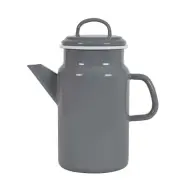Emaljerad Te- Kaffekanna, 2,0L - Kockums Jernverk - Kockums grey