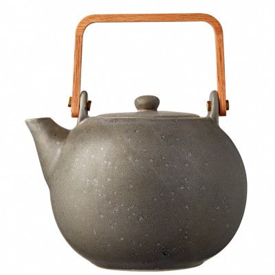 Grå tekanna med tesil 1,2 liter - BITZ